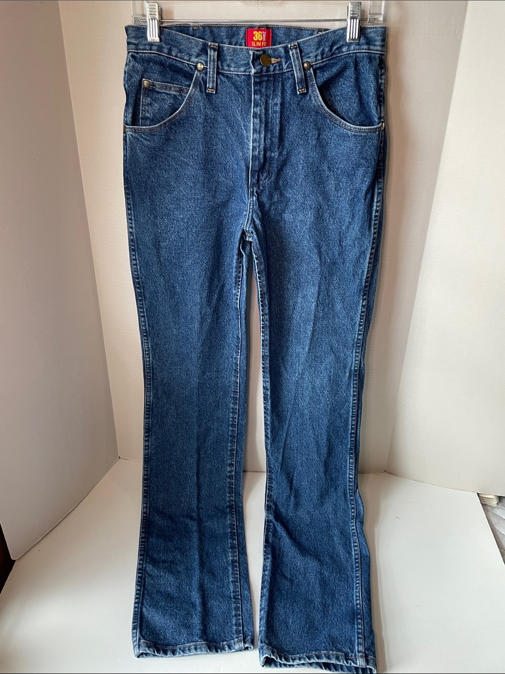 Wrangler Western Wear Mens 30 x 36 Slim Tall Jeans